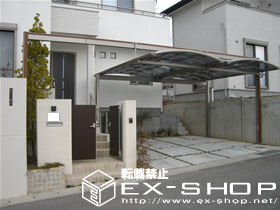 のカーポート マルチスクエア　アール屋根　合掌 施工例