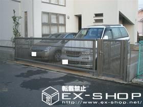 の門扉 シャレオR2型門扉　片開き 施工例