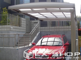 のカーポート キューブポートプラス レギュラー 施工例
