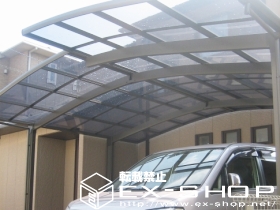 のカーポート カーブポートシグマII  M合掌タイプ  積雪〜20cm対応 施工例