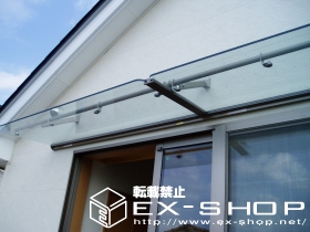 のバルコニー・ベランダ屋根 クリアルーフ <連棟> 施工例