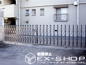 のカーゲート アルシャインM型 Cタイプ 両開き 施工例