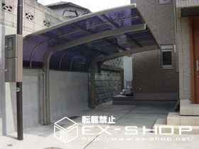 LIXIL リクシル(トステム)のカーポート テールポートシグマ  積雪～20cm対応 施工例