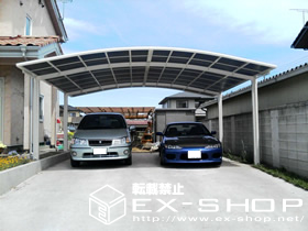 のカーポート カーブポートシグマII  ワイドタイプ  積雪〜20cm対応 施工例