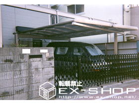 のカーポート マルチスクエア　フラット屋根合掌-両支持タイプ 施工例
