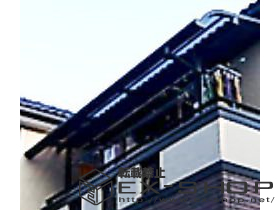 のバルコニー・ベランダ屋根 ライザーテラス R型  連棟  屋根タイプ  積雪〜20cm対応 施工例