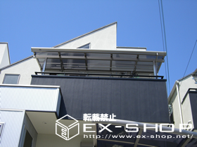 のバルコニー・ベランダ屋根 セイバーテラス 単体  屋根タイプ  積雪〜20cm対応 施工例