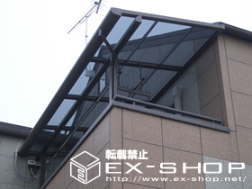 のバルコニー・ベランダ屋根 セイバーテラス 単体  屋根タイプ  積雪〜20cm対応 施工例