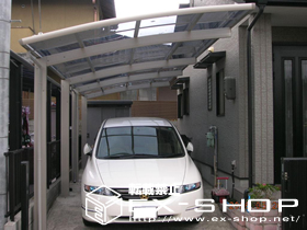 のカーポート レイナポート 縦連棟タイプ 施工例