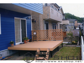 のウッドデッキ リコステージ 施工例