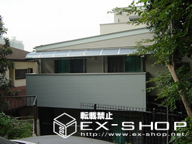 のバルコニー・ベランダ屋根 アルファテラスRB型 単体 ルーフタイプ  積雪〜20cm対応 施工例