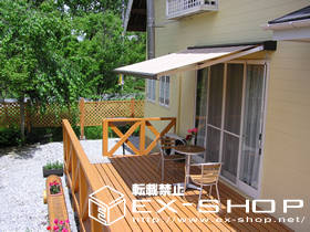 のオーニング・日よけ 彩鳥C型 ボックスタイプ 施工例