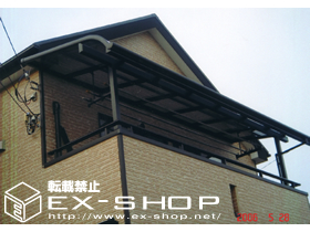 のバルコニー・ベランダ屋根 アルファテラス RB型 単体  屋根タイプ  積雪〜20cm対応 施工例
