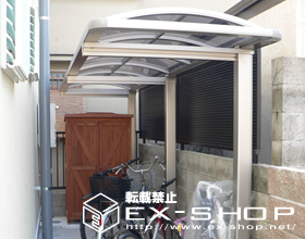 のサイクルポート・駐輪場 プチパーク　縦連棟 施工例