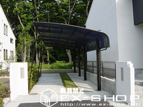 のカーポート レイナキャップポート 縦連棟 施工例