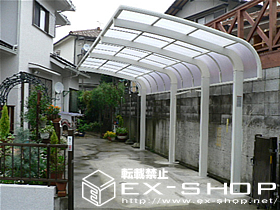 のカーポート テールポートシグマ  縦連棟タイプ  積雪〜20cm対応 施工例