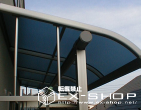 のバルコニー・ベランダ屋根 プリミテラス R型 単体  屋根タイプ  積雪〜20cm対応 施工例