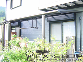 のテラス屋根 プリミテラス F型 単体 テラスタイプ  積雪〜20cm対応 施工例