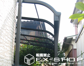 のテラス屋根 アルファテラス RB型 単体 テラスタイプ  積雪〜20cm対応 施工例