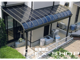 のテラス屋根 アルファテラス RB型 単体 テラスタイプ  積雪〜20cm対応 施工例