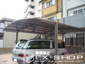 のカーポート カーブポートシグマII  ワイドタイプ  積雪〜20cm対応 施工例