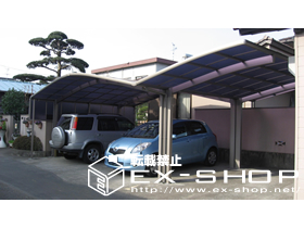 のカーポート レグナスポートシグマ M合掌+Y合掌タイプ 積雪〜20cm対応 施工例
