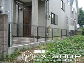 のフェンス・柵 イーネットフェンス1型　 施工例