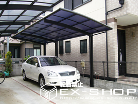 のカーポート カーブポートシグマII　延長タイプ  積雪〜20cm対応 施工例