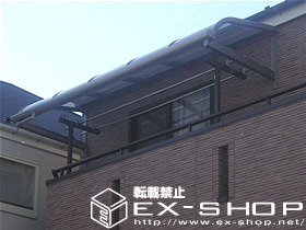 のバルコニー・ベランダ屋根 アルファテラス RB型 単体 ルーフタイプ  積雪〜20cm対応 施工例