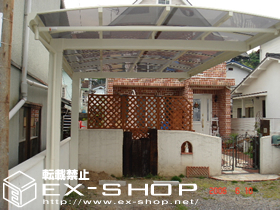 のカーポート キューブポート レギュラー 施工例