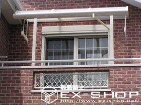 LIXIL リクシル(トステム)のバルコニー屋根 アルファテラス RB型 単体  屋根タイプ  積雪～20cm対応 施工例