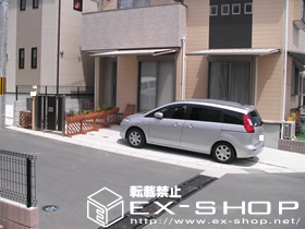 のオーニング・日よけ 彩鳥Ｃ型　ボックスタイプ　手動式　×２ 施工例