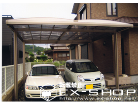 のカーポート キューブポートプラス ワイド 施工例