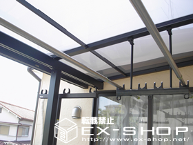 のバルコニー・ベランダ屋根 セイバーテラス 単体  屋根タイプ  積雪〜20cm対応 施工例