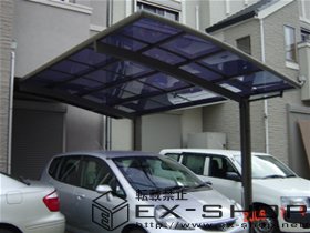 のカーポート カーブポートシグマII  積雪〜20cm対応 施工例