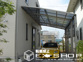 のカーポート ルーフポートシグマ 延長タイプ  積雪〜20cm対応 施工例