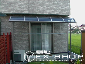 のテラス屋根 アルファテラス RB型 単体 テラスタイプ  積雪〜20cm対応 施工例