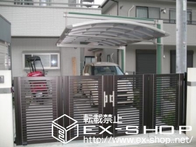 のカーポート マルチスクエア　アール屋根レギュラー 施工例