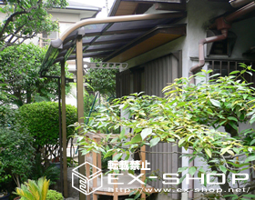 のテラス屋根 アルファテラス RB型 単体 テラスタイプ  積雪〜20cm対応 施工例