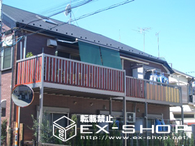 のバルコニー・ベランダ屋根 アルファテラス L型 単体 ルーフタイプ  積雪〜20cm対応 施工例