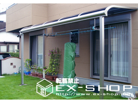 のテラス屋根 プリミテラス R型 単体 テラスタイプ  積雪〜20cm対応 施工例