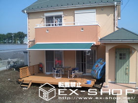 のオーニング・日よけ 彩鳥C型 ボックスタイプ 施工例