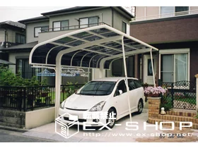 LIXIL リクシル(トステム)のカーポート テールポートシグマ  積雪～20cm対応 施工例