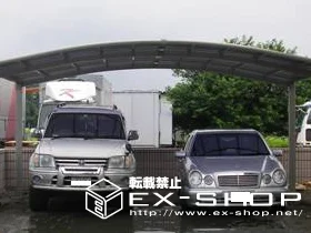 LIXIL リクシル(トステム)のカーポート カーブポートシグマII  ワイドタイプ  積雪～20cm対応 施工例