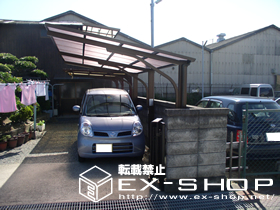 のカーポート カーポート2CP-U型　積雪〜20cm対応 施工例