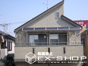 のバルコニー・ベランダ屋根 ライザーテラス R型 単体  屋根タイプ  積雪〜20cm対応 施工例