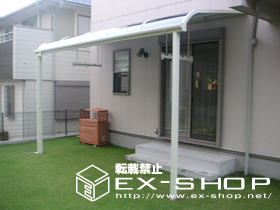 のテラス屋根 ライザーテラス R型 単体 テラスタイプ  積雪〜20cm対応 施工例