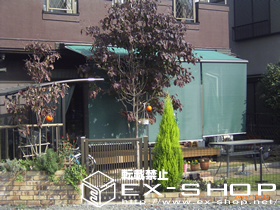 のオーニング・日よけ 彩鳥CR型 ボックスタイプ 施工例