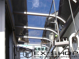 のテラス屋根 ライザーテラス R型  単体 テラスタイプ  積雪〜20cm対応 施工例