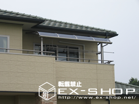 のバルコニー・ベランダ屋根 ライザーテラス R型  単体  屋根タイプ  積雪〜20cm対応 施工例